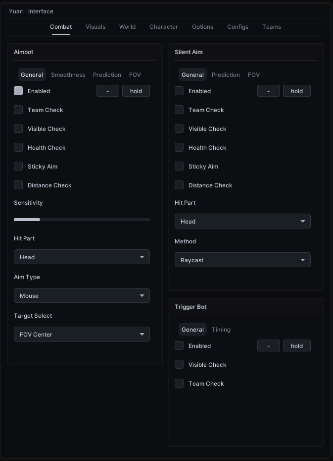 Yuari External Interface